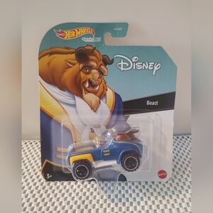 Hot Wheels Disney Character Cars Beast NWT Beauty and the Beast